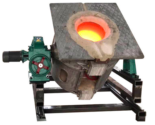 1800°C Μέγιστη θερμοκρασία Μέση συχνότητα Φούρνος τήξης με επαγωγή για χύτευση μετάλλων